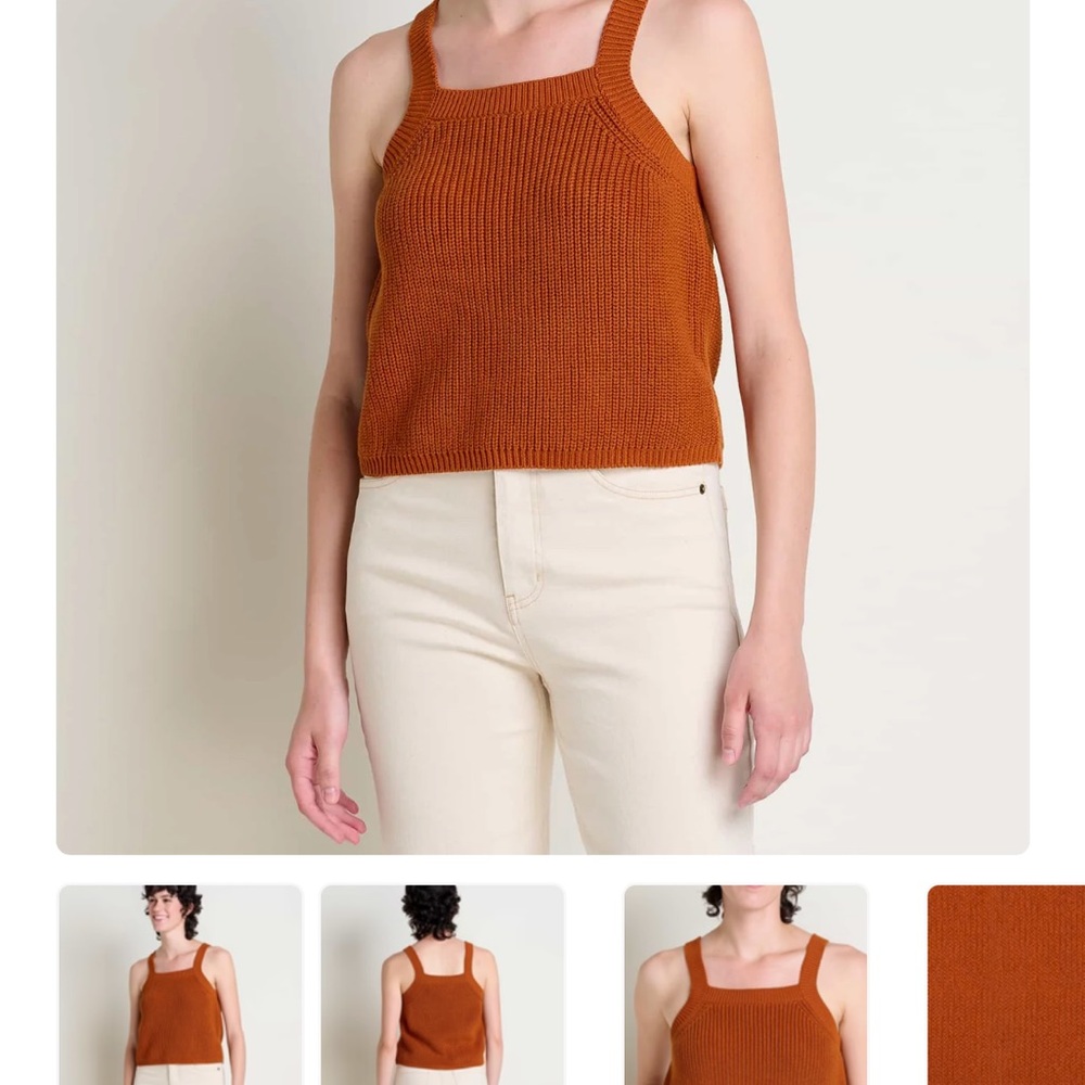 Toad&Co Cinnamon Knit Tank Top
